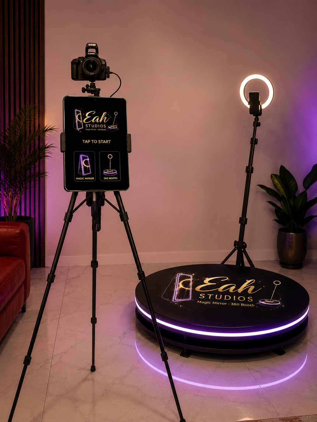 🥉 Bronze iPad Photo Booth + 360 Booth Package