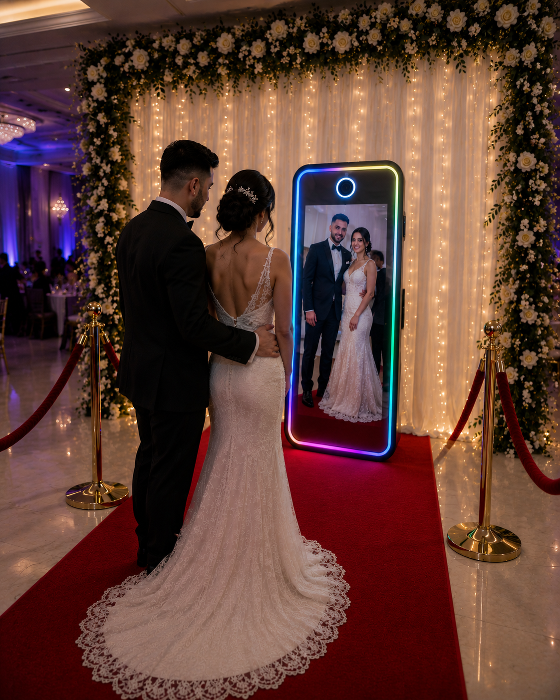 🥇 Gold Magic Mirror Photo Booth Package photo booth hire Ireland