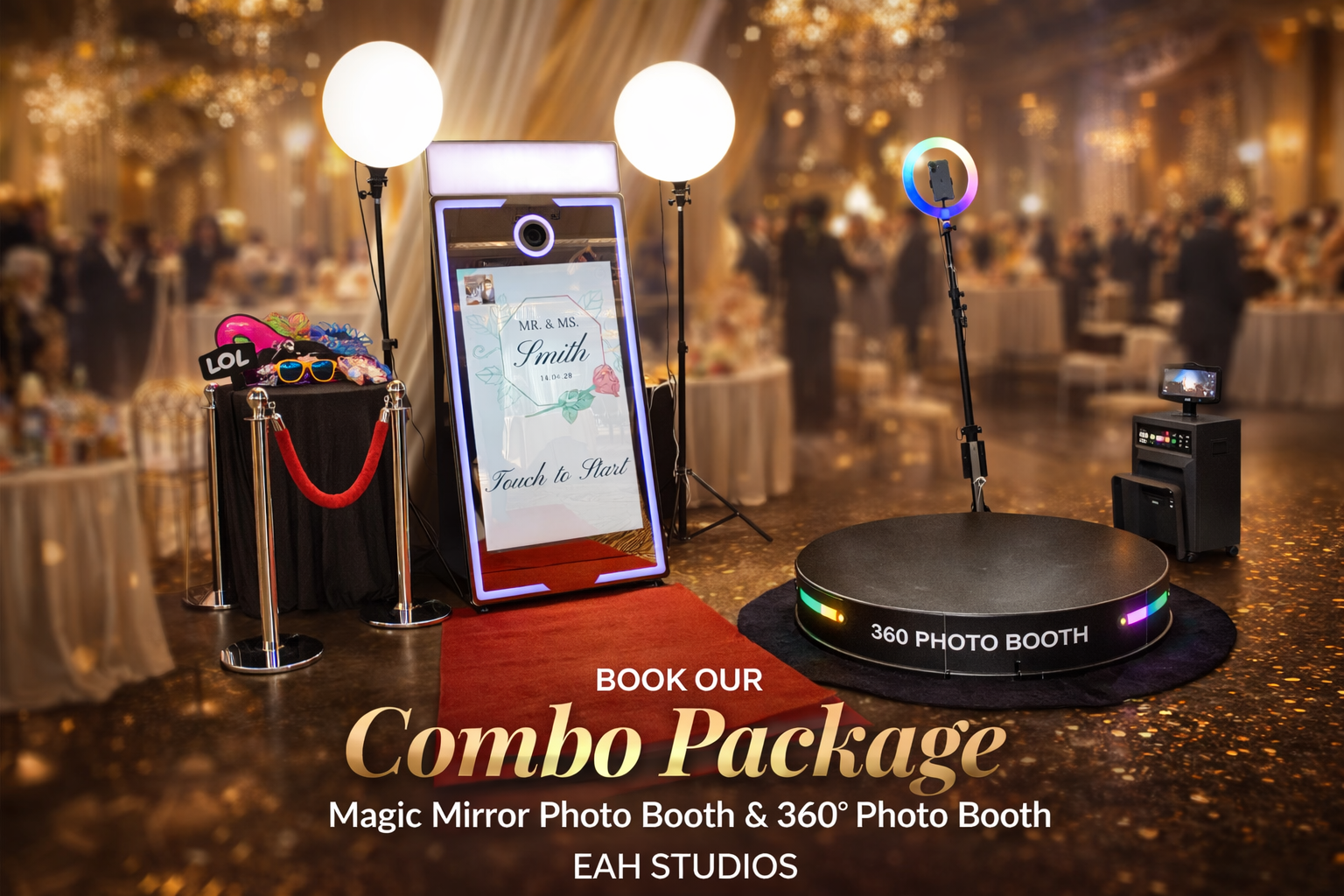 🥈 Silver  (Magic Mirror + 360 Booth Packages) 📍 Kilkenny & within 30km 🚗 Travel fee applies outside this area