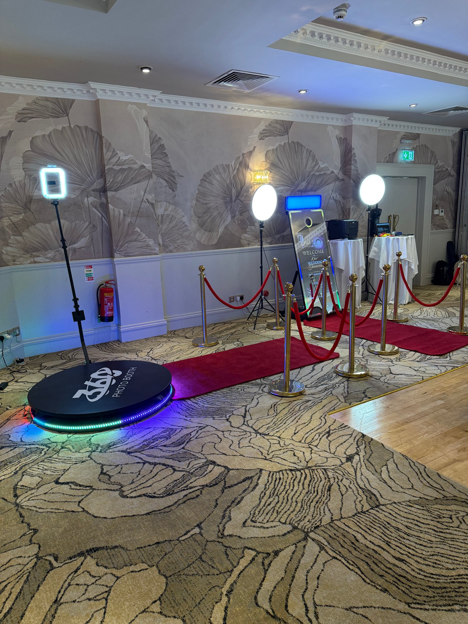 🥈 Silver Luxury Mirror Photo Booth + 360 Booth Package